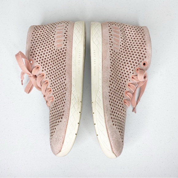 No Bull Mid Suede Trainers Sneakers Pink Size 8.5 - Picture 8 of 9